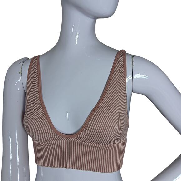 Urban Outfitters Other - Out From Under Urban Outfitters Ribbed Bralette Size M/L Ash Rose Color